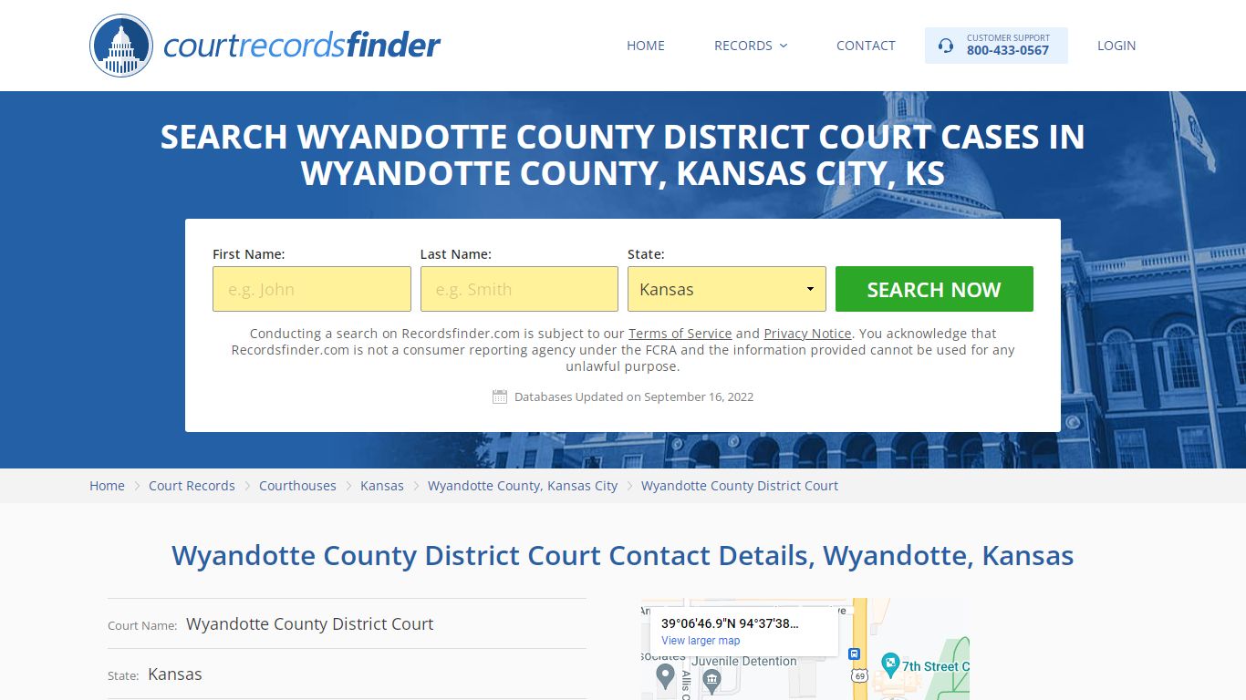 Wyandotte County District Court Case Search - RecordsFinder